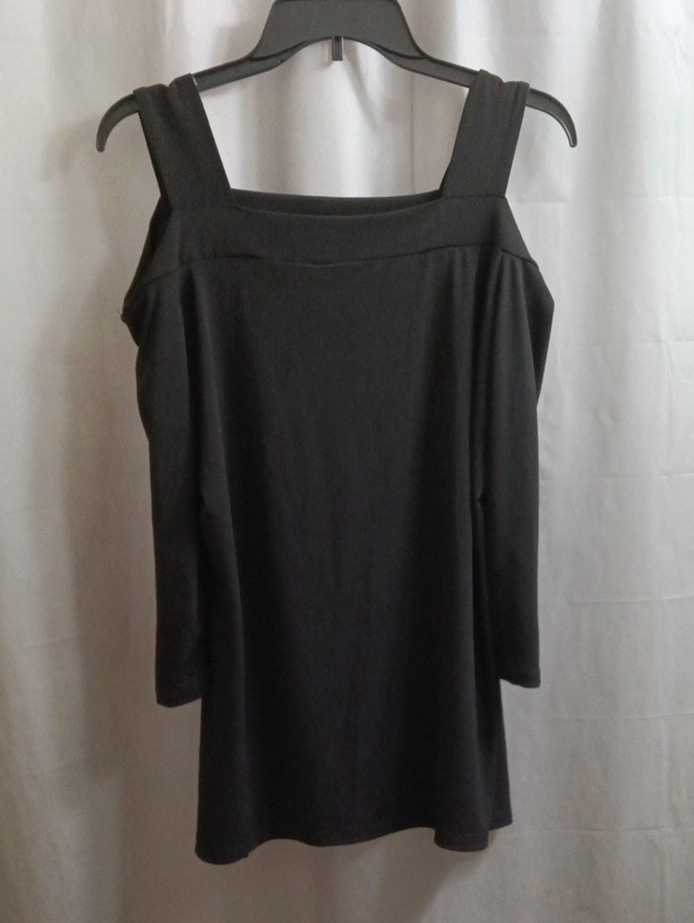 Chico's Black Cold-Shoulder Women's Top